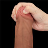 LoveToy SlidingSkin Gode Sliding Skin 20 x 5.3 cm Marron